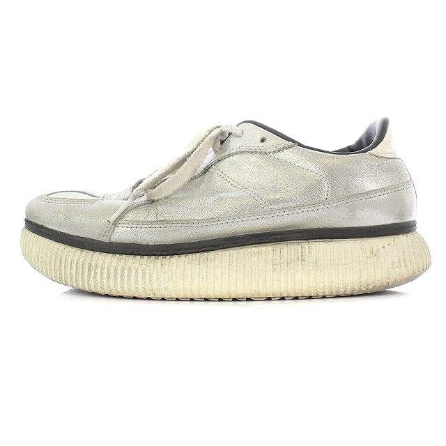 オニツカタイガー Onitsuka Tiger デレシティー Delecity スニーカー シューズ ローカット 厚底 26cm シルバー色 11a963 Hz8 メンズ 165 ベクトルパーク