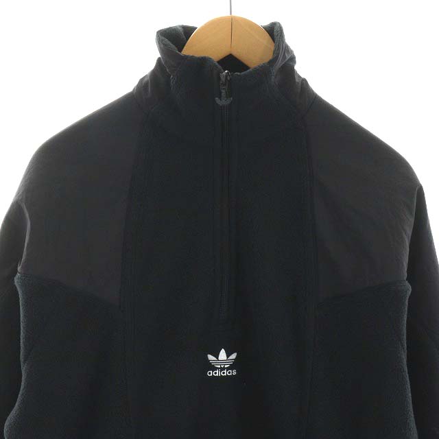 ゴルフィッカーズ　ハーフジップジャケット　XL ブラック ad24fjsc10-02.jpg