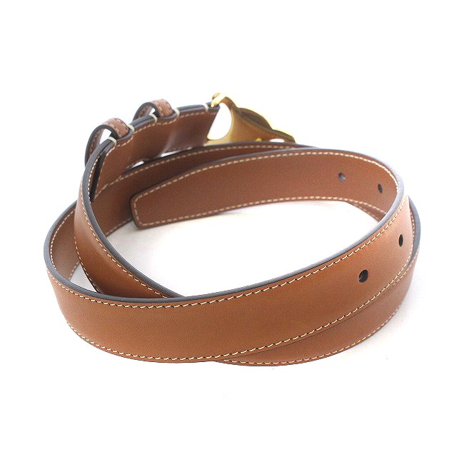 セリーヌ CELINE ベルト レザー ハトメ マカダムバックル トリオンフ  