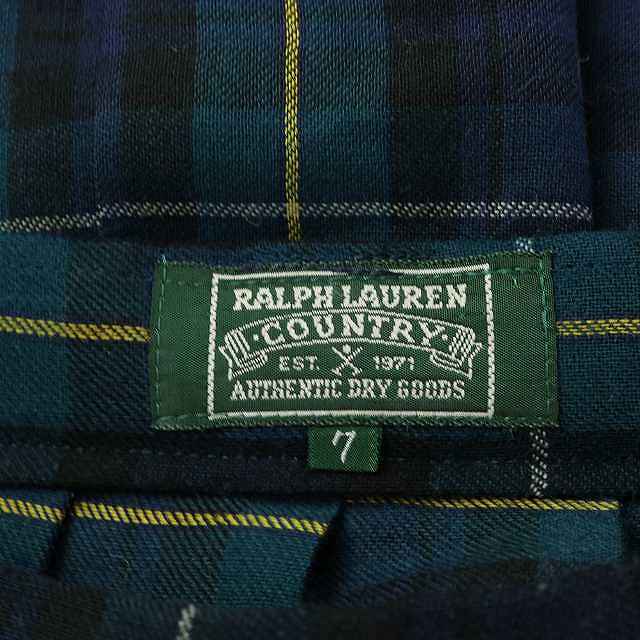 ラルフローレン RALPH LAUREN プリーツスカート フレアスカート ロング