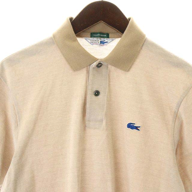 ラコステ LACOSTE ポロシャツ 半袖 コットン ロゴ 青ラコ 青ワニ