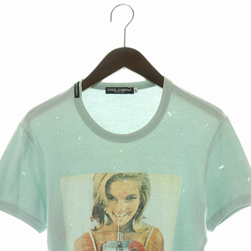 ドルチェ&ガッバーナ ドルガバ DOLCE&GABBANA Tシャツ ダメージ