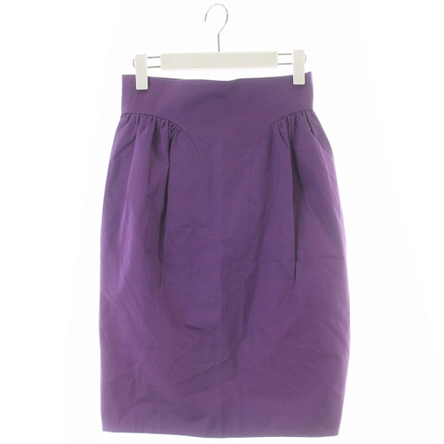 クリスチャンディオール Christian Dior スカート ひざ丈 ギャザー M  