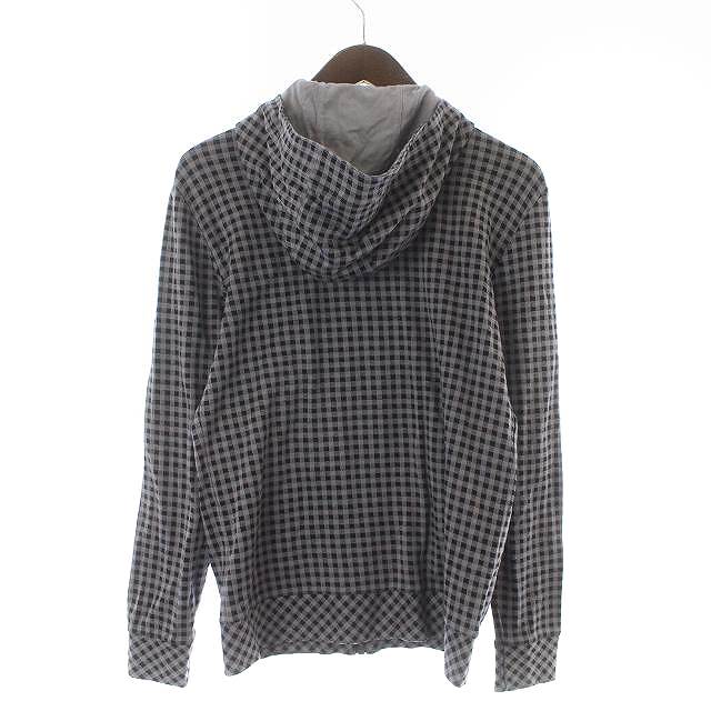 BURBERRY バーバリー　 ロゴチェック柄 パーカー　ブラック BURBERRY バーバリー ロゴチェック柄 パーカー ブラック BURBERRY