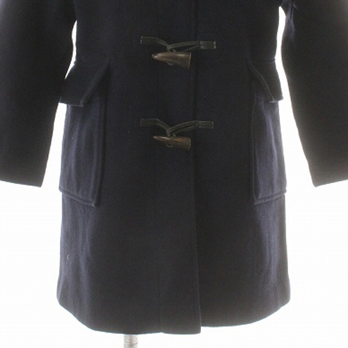 バーバリー BURBERRY ダッフルコート ヴィンテージ ウール 128cm 紺  