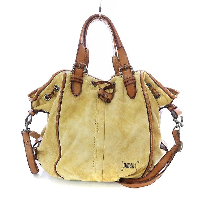 ディーゼル DIESEL 2WAY ショルダーバッグ ハンドバッグ スウェード 