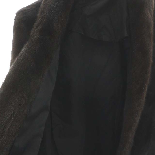 セリーヌ CELINE 毛皮コート ハーフ ミドル丈 ダークミンク アウター