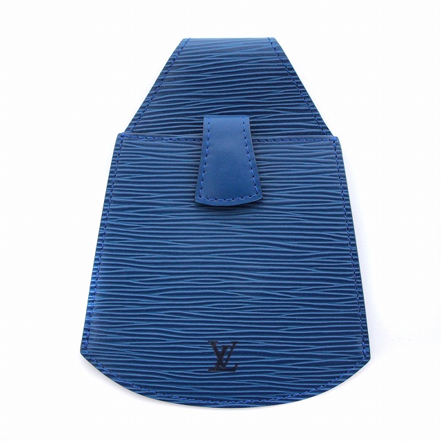 ルイヴィトン LOUIS VUITTON エピ ベルトポーチ 小物入れ レザー 青 