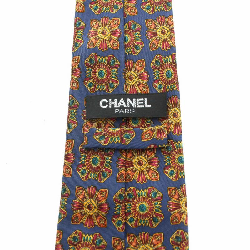 CHANEL シャネル　ネクタイ　ココマーク　総柄　ハイブランド　高級シルク CHANEL - シャネル／CHANEL ネクタイ メンズ 男性 男性用シルク