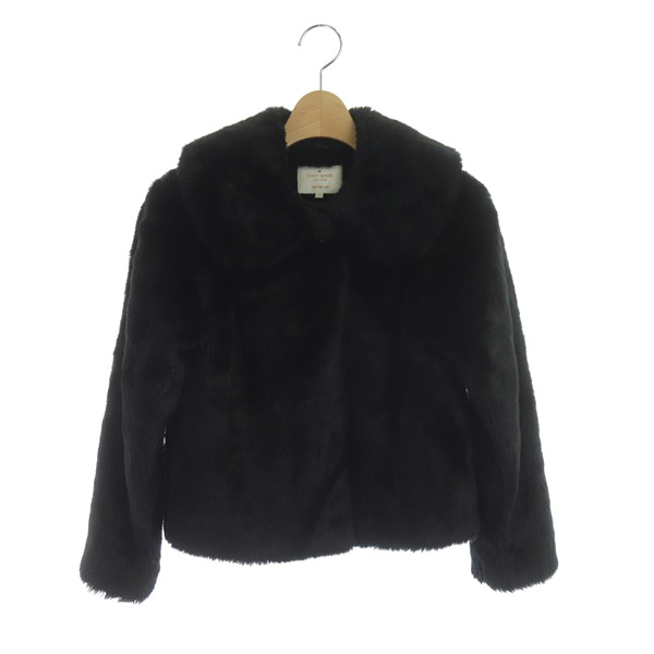 ケイトスペード KATE SPADE skirt the rules フェイクファージャケット  