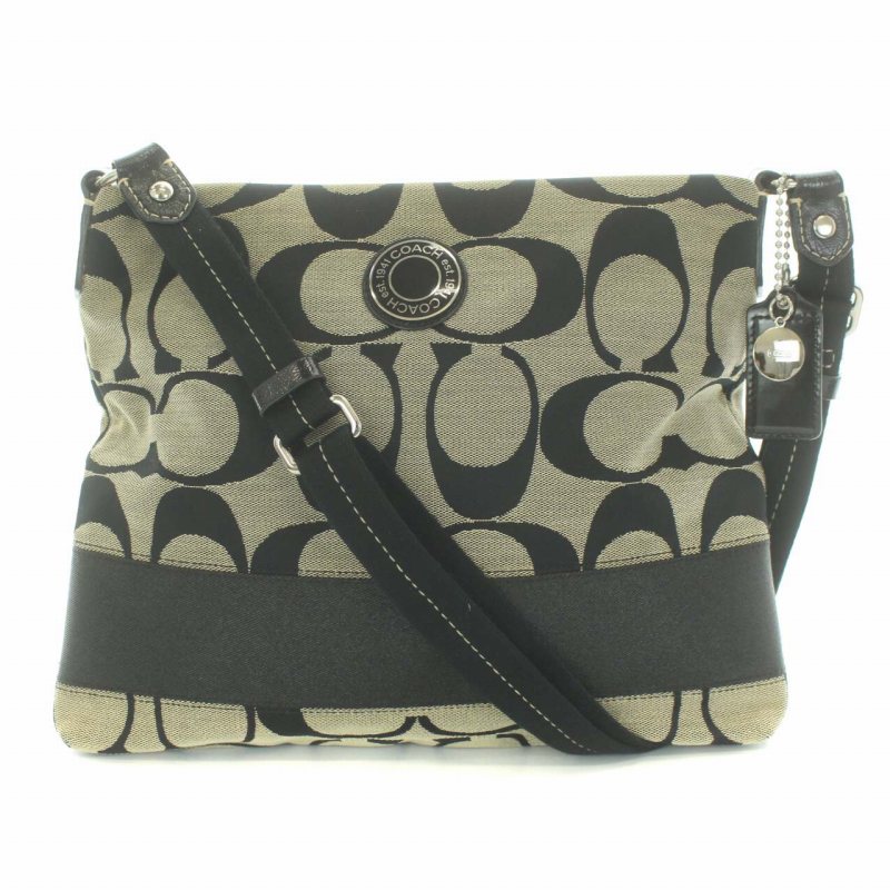 コーチ COACH シグネチャーストライプ ワンショルダーバッグ 