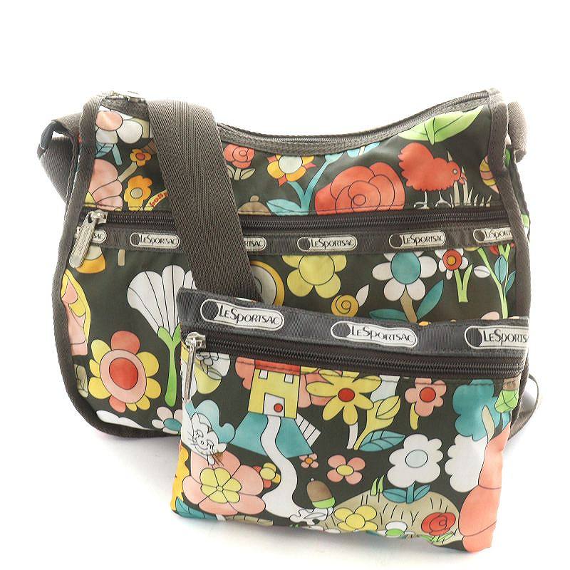 レスポートサック LesportSAC ショルダーバッグ ポーチセット 花柄 
