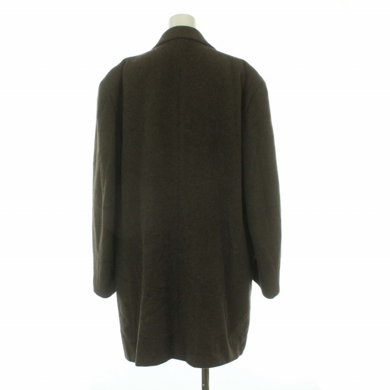 バーバリー ロンドン チェスターコート ロング アンゴラ ウール混 40 S  