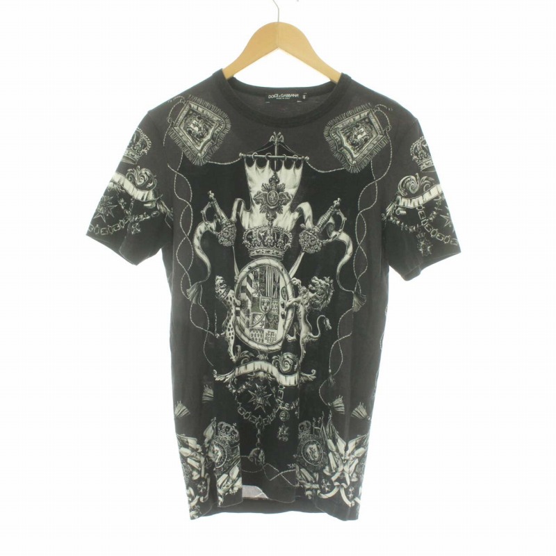 ドルチェ&ガッバーナ ドルガバ DOLCE&GABBANA 剣 プリント Tシャツ 