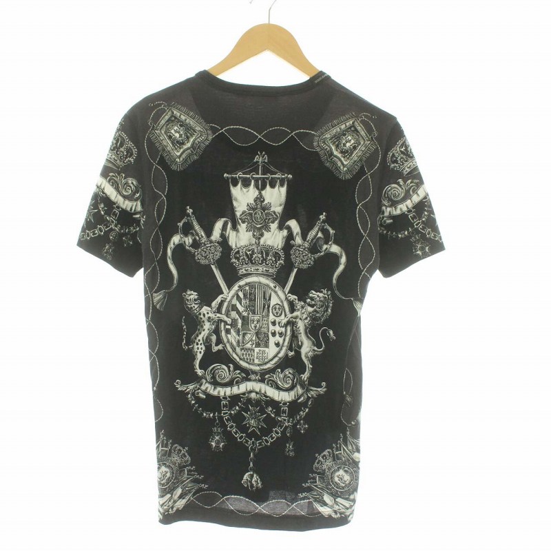 ドルチェ&ガッバーナ ドルガバ DOLCE&GABBANA 剣 プリント Tシャツ 