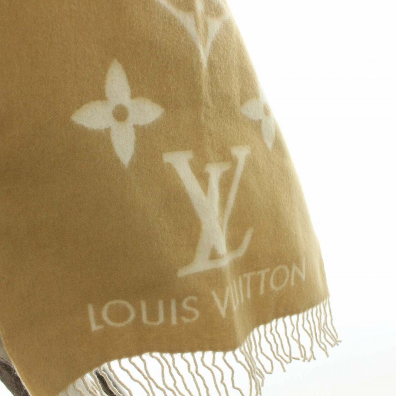 LOUIS VUITTON マフラー M73675 ベージュ louis-vuitton--