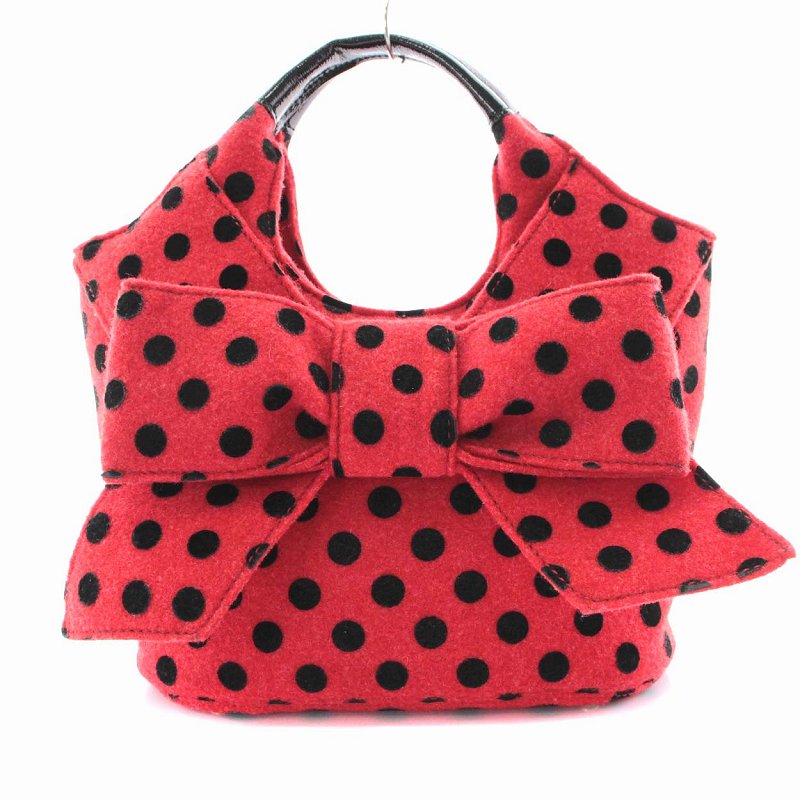 ケイトスペード KATE SPADE ハンドバッグ ドット リボンモチーフ 