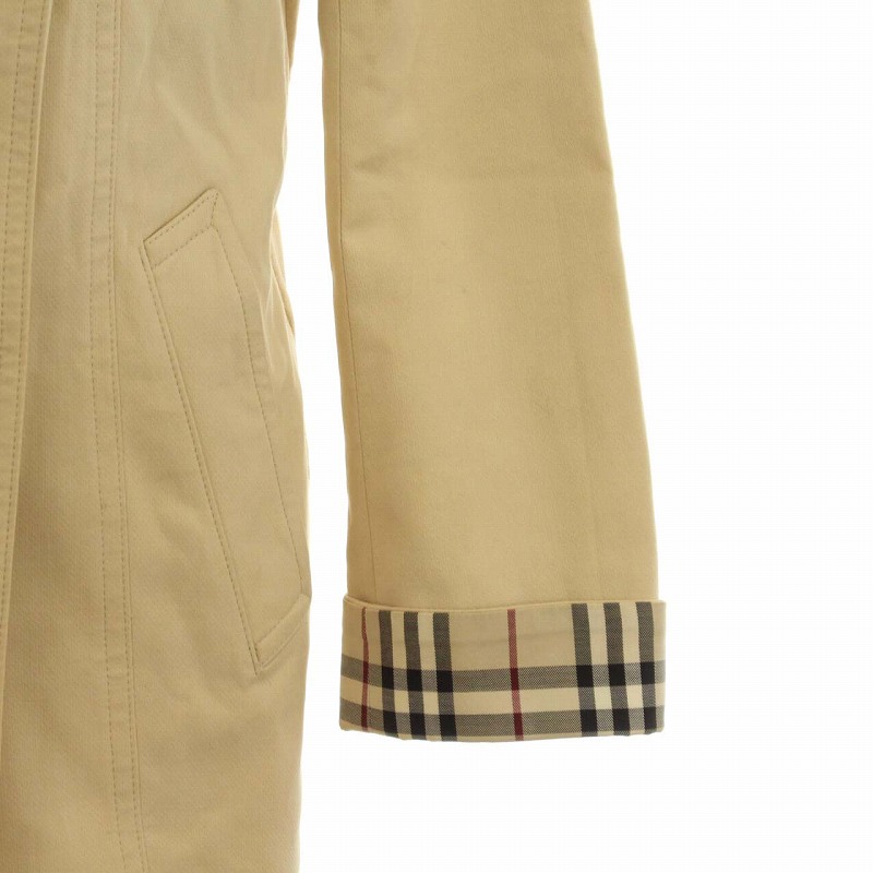 BURBERRY LONDON ショートコート　ノバチェック　ベージュ　春　M BURBERRY LONDONトレンチコート ショート ノバチェック ベージュ7