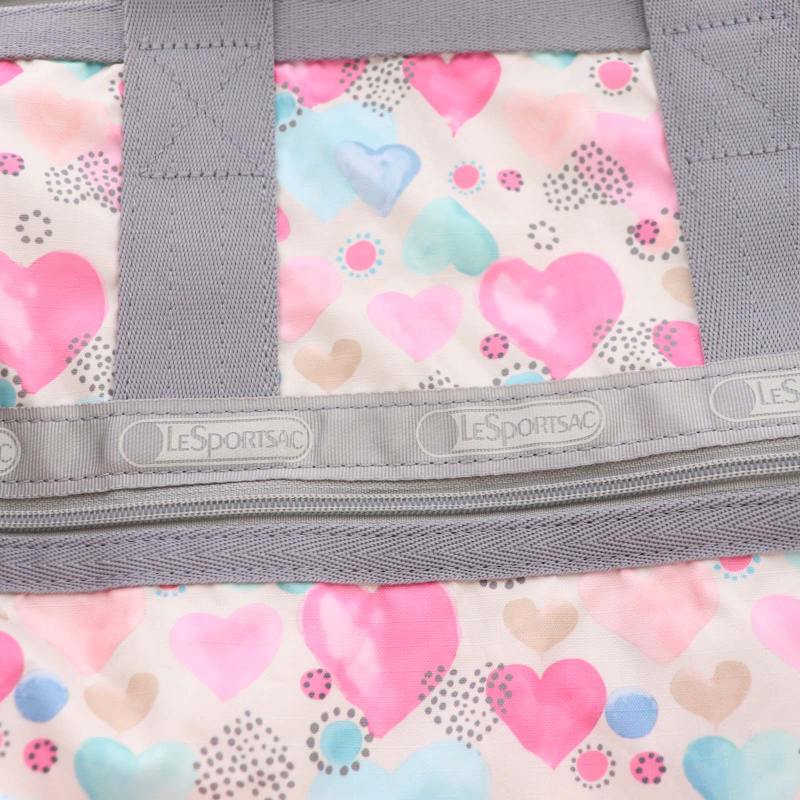 美品 LeSportsac ボストンバッグ ショルダーバッグ ハート柄 レスポートサック LesportSAC ハート柄 ボストンバッグ