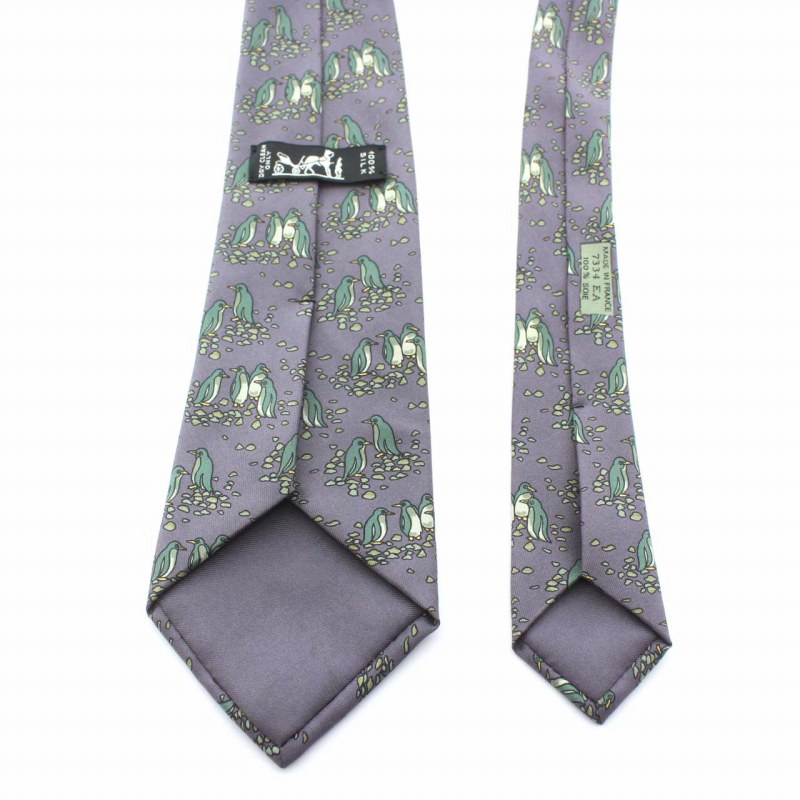 HERMES メンズ ネクタイ ⑤ ペンギン HERMES(エルメス) / ネクタイ