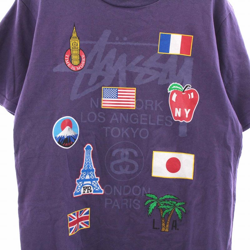 ステューシー STUSSY Tシャツ カットソー 半袖 バックプリント
