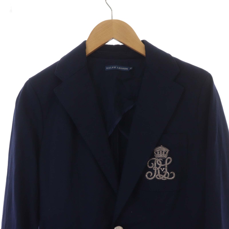 ラルフローレン RALPH LAUREN シングル テーラードジャケット 2B 王冠