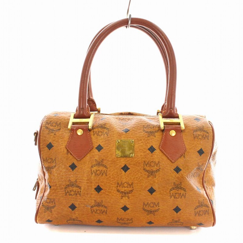 エムシーエム MCM ミニボストンバッグ ハンドバッグ ヴィセトス柄 