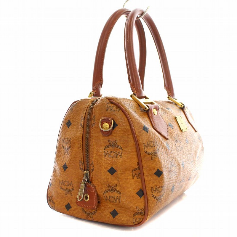 エムシーエム MCM ミニボストンバッグ ハンドバッグ ヴィセトス柄