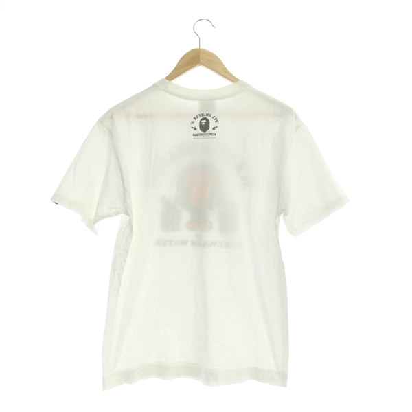 アベイシングエイプ BAPE ホワイト Tシャツ メンズ mサイズ A BATHING APE ア ベイシング エイプ Tシャツ サイズ:M 00s