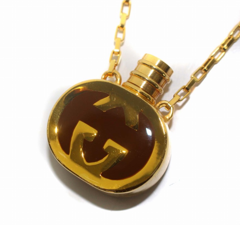 グッチ GUCCI ヴィンテージ パフュームボトルネックレス 香水瓶  