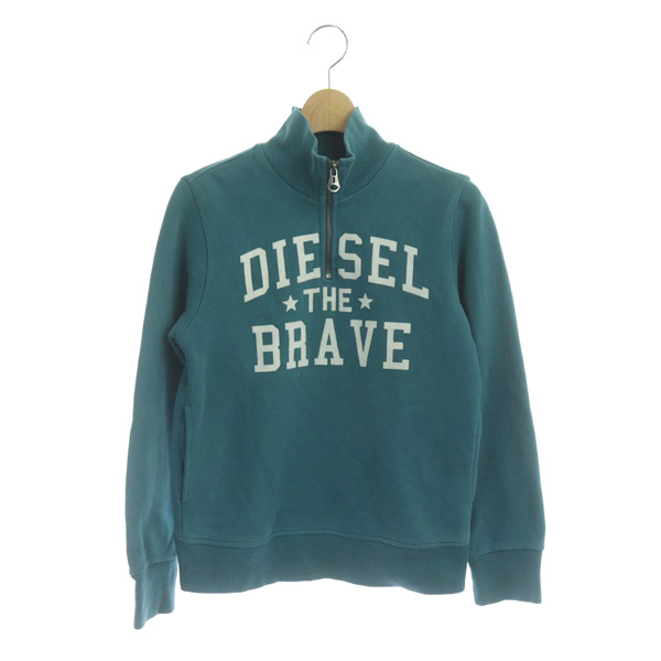 ディーゼル DIESEL スウェットプルオーバー トレーナー 長袖 ハーフ 