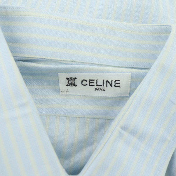 CELINE セリーヌ ストライプシャツ ドレスシャツ Yシャツ CELINE セリーヌ シャツ 2C837466X.01JP レディース 長袖