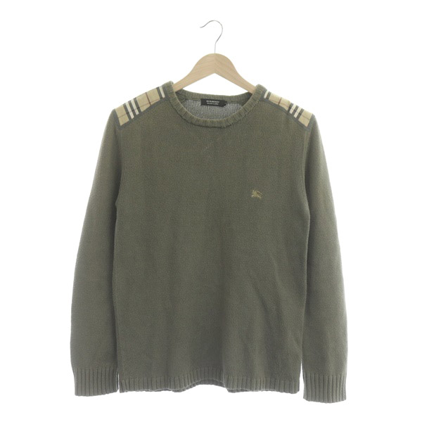 バーバリーブラックレーベル BURBERRY BLACK LABEL コマンドニット 