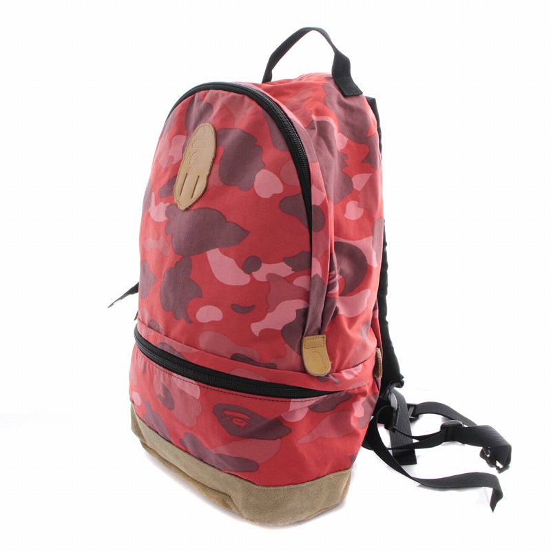 アベイシングエイプ A BATHING APE リュックサック バックパック 迷彩 