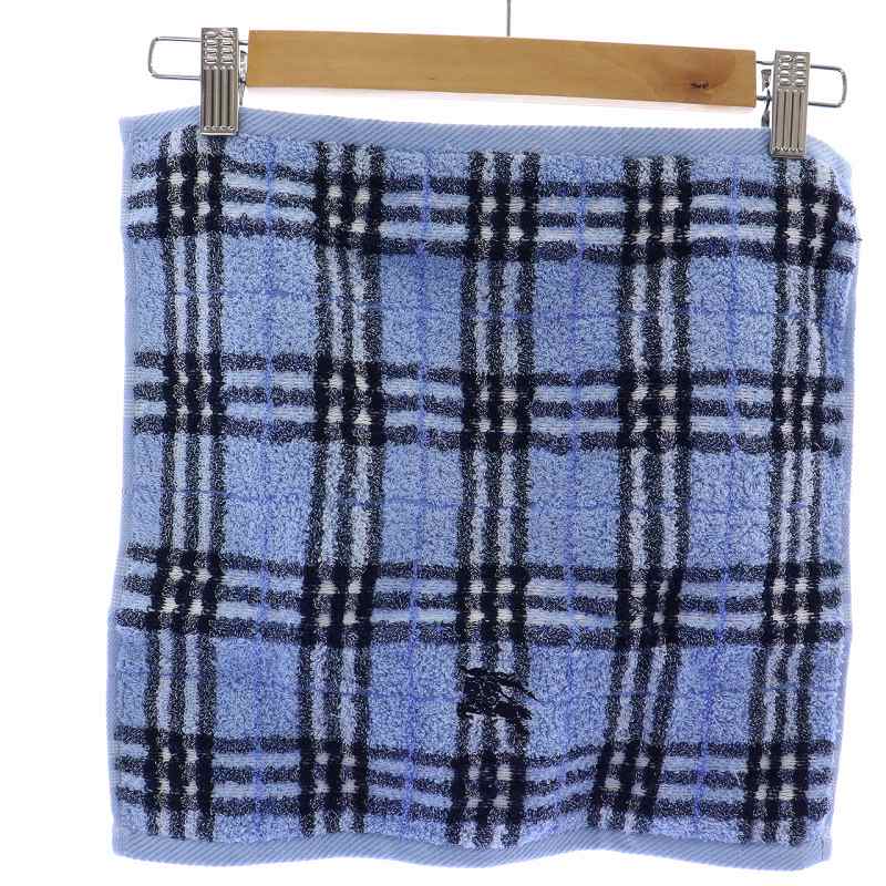 BURBERRY バーバリー タオルケット ブルー バーバリー タオルケット