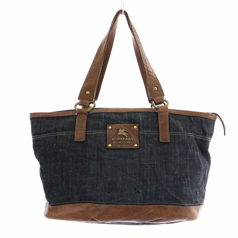 バーバリーブルーレーベル BURBERRY BLUE LABEL トートバッグ デニム 