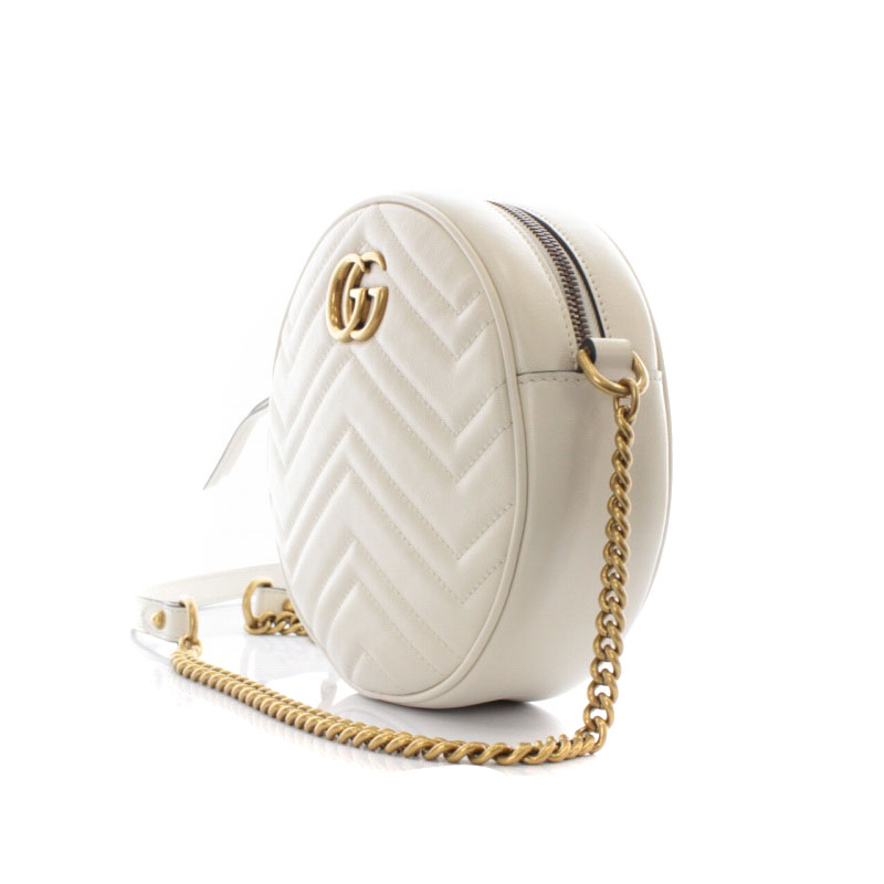 グッチ GUCCI GG MARMONT GGマーモント ラウンドミニショルダーバッグ 