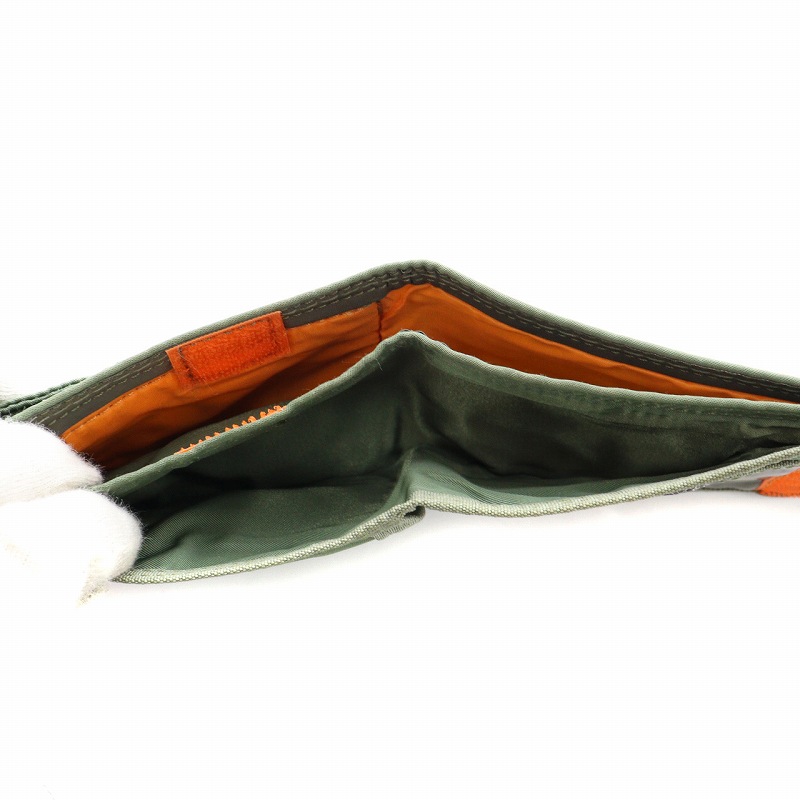 【希少】 【美品】PORTERポーター　タンカー　二つ折り財布 カーキ ポーター タンカー 二つ折り財布のレビュー。10年以上愛用して