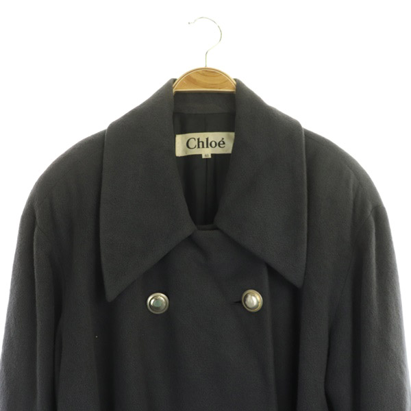 クロエ CHLOE コート ロング ダブル ウール ヴィンテージ オーバー