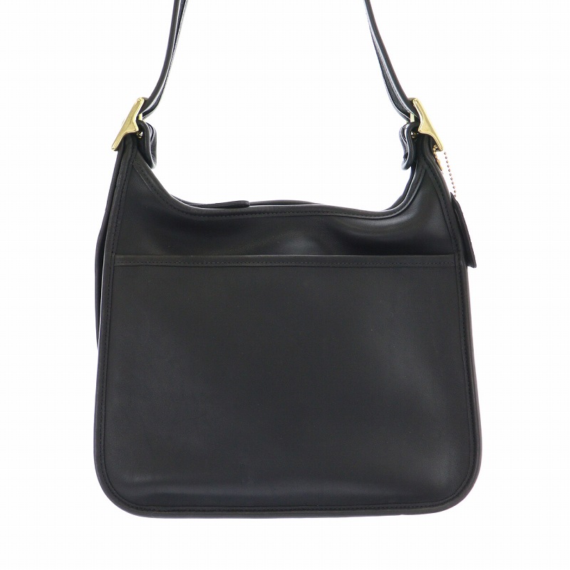 コーチ COACH オールドコーチ ショルダーバック レザー 黒 ブラック  