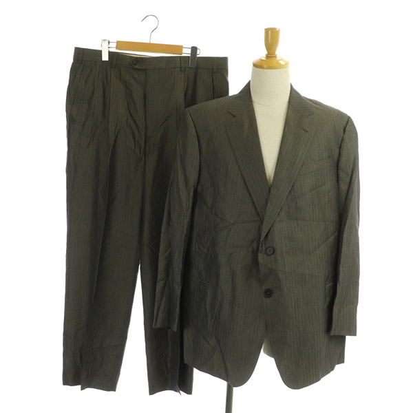 ARMANI COLLEZIONI ブラック タキシード セットアップ シルク（楽天 