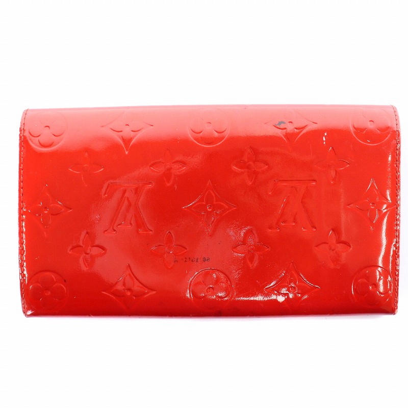 ルイヴィトン LOUIS VUITTON ヴェルニ 長財布 二つ折り エナメル  