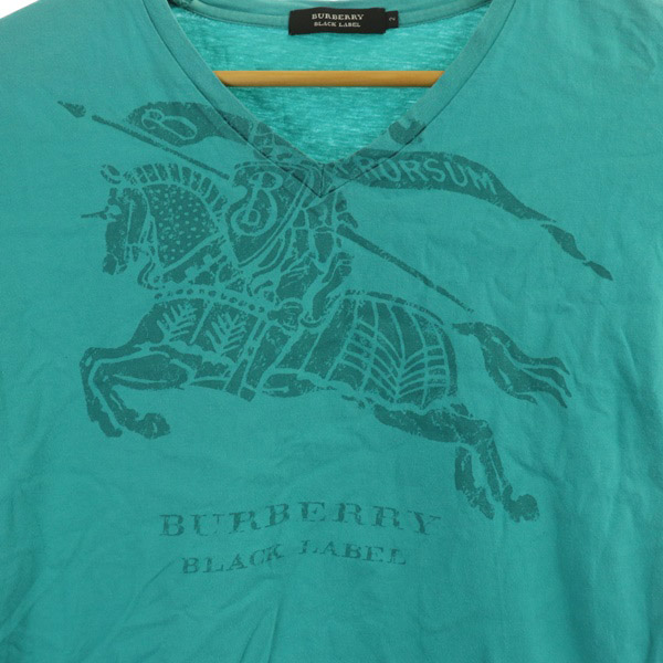 ★バーバリーブルーレーベル★ Tシャツ カットソー バーバリーブルーレーベルBURBERRY BLUE LABEL フロントロゴ