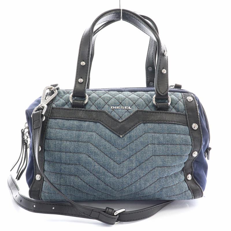 ディーゼル DIESEL ハンドバッグ ショルダーバッグ 2WAY デニム 