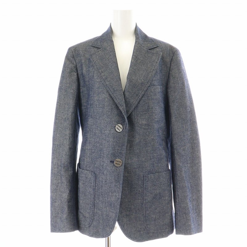 CHANEL グレー テーラードジャケット