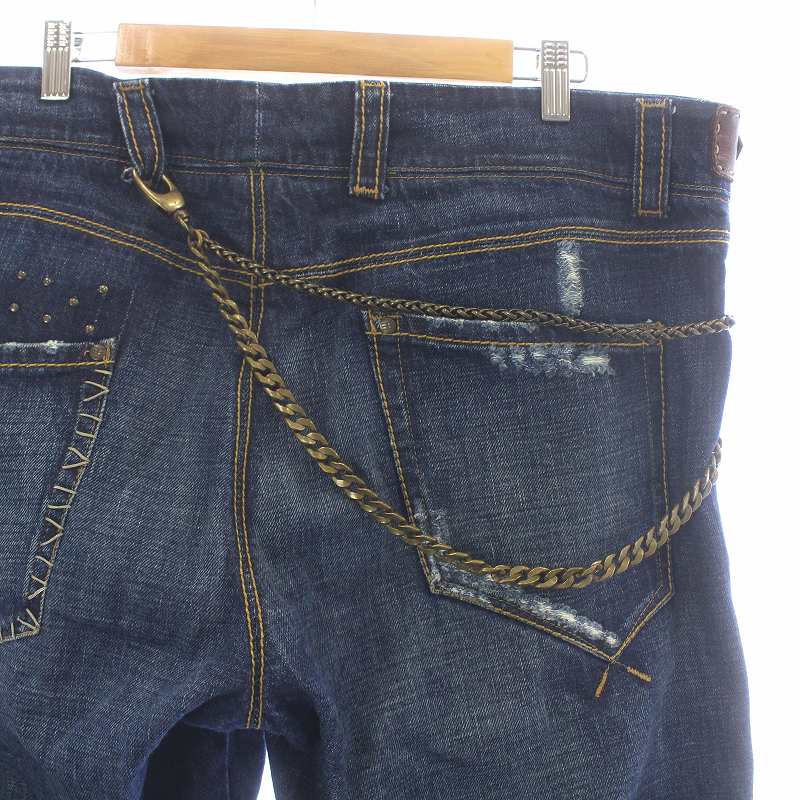 新品同様！ ERMANNO SCERVINO スタッズデニム