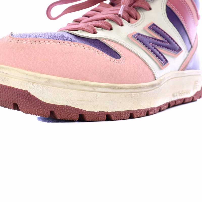 ニューバランス NEW BALANCE スニーカー ハイカット レザー ロゴ