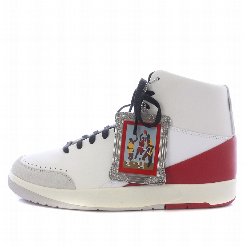 未使用品 ナイキ NIKE WMNS Air Jordan 2 High White and Gym Red 