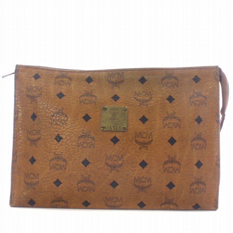 エムシーエム MCM クラッチバッグ セカンドバッグ レザー ヴィセントス 