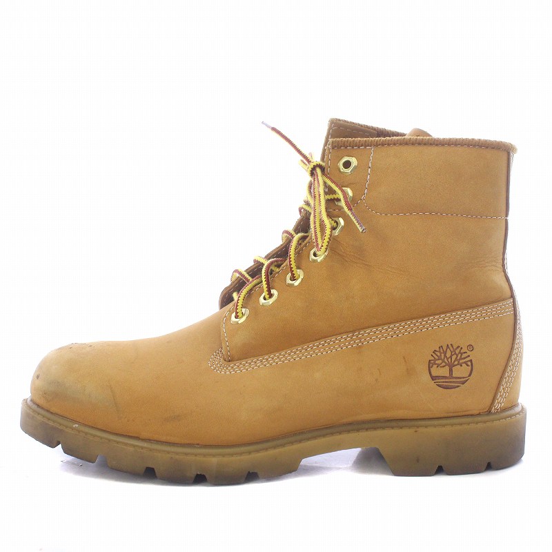 ティンバーランド Timberland ワークブーツ ヌバックレザー ロゴ 81/2  
